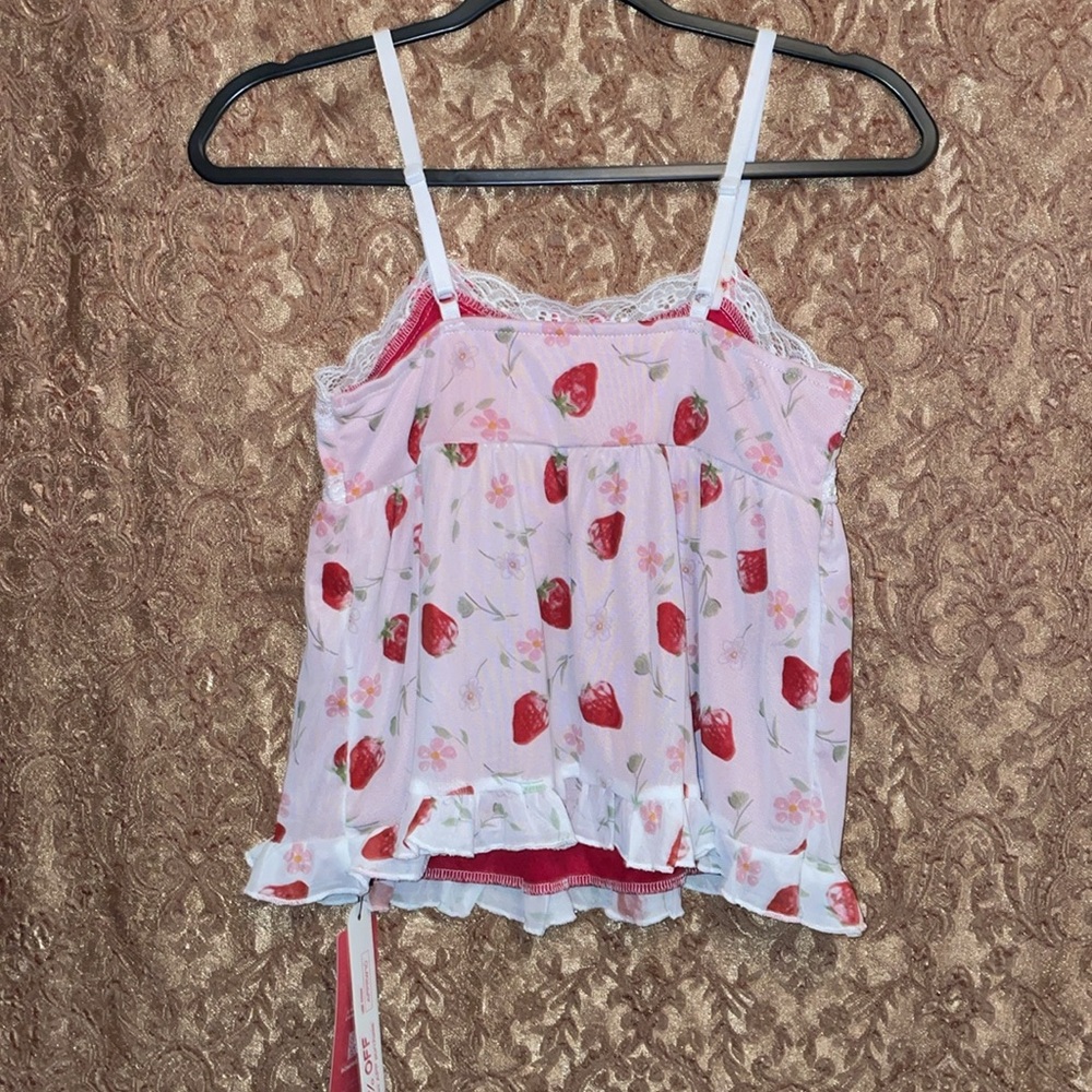 NWT ROMWE Pink Sheer Camisole.  Size 6/Medium Women - Picture 2 of 4